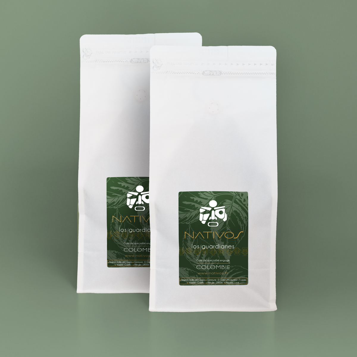 Los Guardianes — Pack 2kg Café Colombie Valle del Cauca Lavé